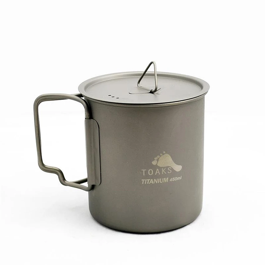 Toaks Titanium 450ml Cup Mit Deckel 1 Toaks Titanium 450ml Cup Mit Deckel