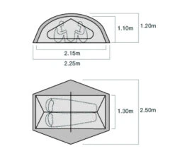Exped Lyra II -Zelte Verkäufe Lyra II grund