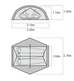Exped Lyra III -Zelte Verkäufe Lyra III grund