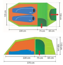 Rejka Antao II Light XL -Zelte Verkäufe antao2xl3