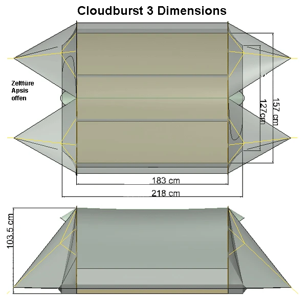 Tarptent Cloudburst 3 6 Tarptent Cloudburst 3 – Bild 6