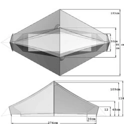 Tarptent Notch -Zelte Verkäufe nt dimensions