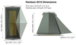 Tarptent Rainbow 2023 -Zelte Verkäufe rainbow2019 masse